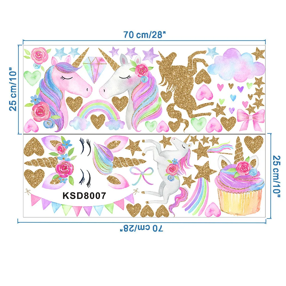 New gold unicorn wall stickers living room bedroom children's room decorative painting
New gold unicorn wall stickers living room bedroom children's room decorative painting