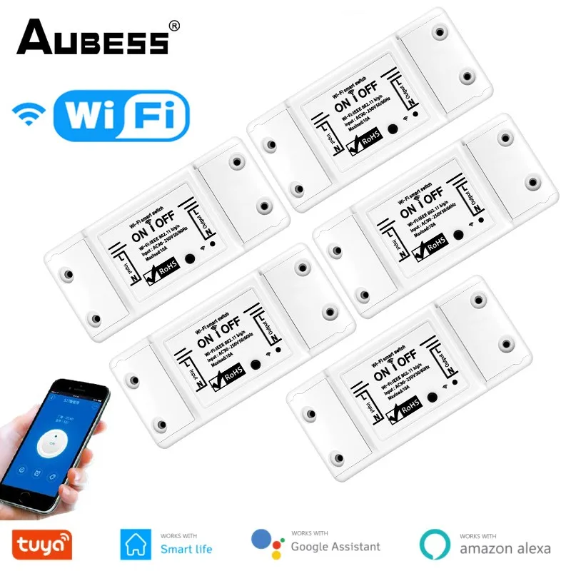 tuya Wifi Switch Wireless Remote Breaker DIY LED Light Module Timer work with Alexa Google Home Smartlife Tuya APP Control
tuya Wifi Switch Wireless Remote Breaker DIY LED Light Module Timer work with Alexa Google Home Smartlife Tuya APP Control