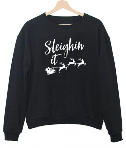 Kawaii Sleigh In It Cotton Christmas Pullover O Neck Women Sweatshirt Full Long Sleeve Fashion Shirts casual HarajukuHoodies
Kawaii Sleigh In It Cotton Christmas Pullover O Neck Women Sweatshirt Full Long Sleeve Fashion Shirts casual HarajukuHoodies