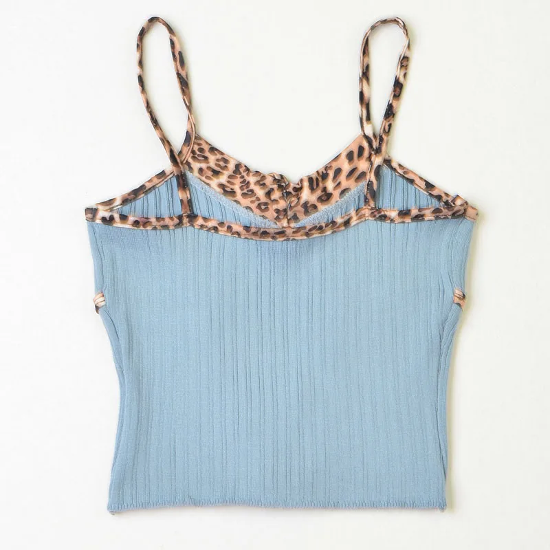 LJSXLS Sleeveless Crop Tops 2021 Summer Leopard Patchwork Women Sexy V-Neck Spaghetti Camisole Backless Knitted Tank Top Femme
LJSXLS Sleeveless Crop Tops 2021 Summer Leopard Patchwork Women Sexy V-Neck Spaghetti Camisole Backless Knitted Tank Top Femme
