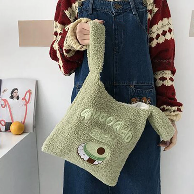 ASDS-Winter Women Small Plush Tote Simple Warm Cloth Wrist Bags Embroidery Handbag High Quality Bag for Girls
ASDS-Winter Women Small Plush Tote Simple Warm Cloth Wrist Bags Embroidery Handbag High Quality Bag for Girls