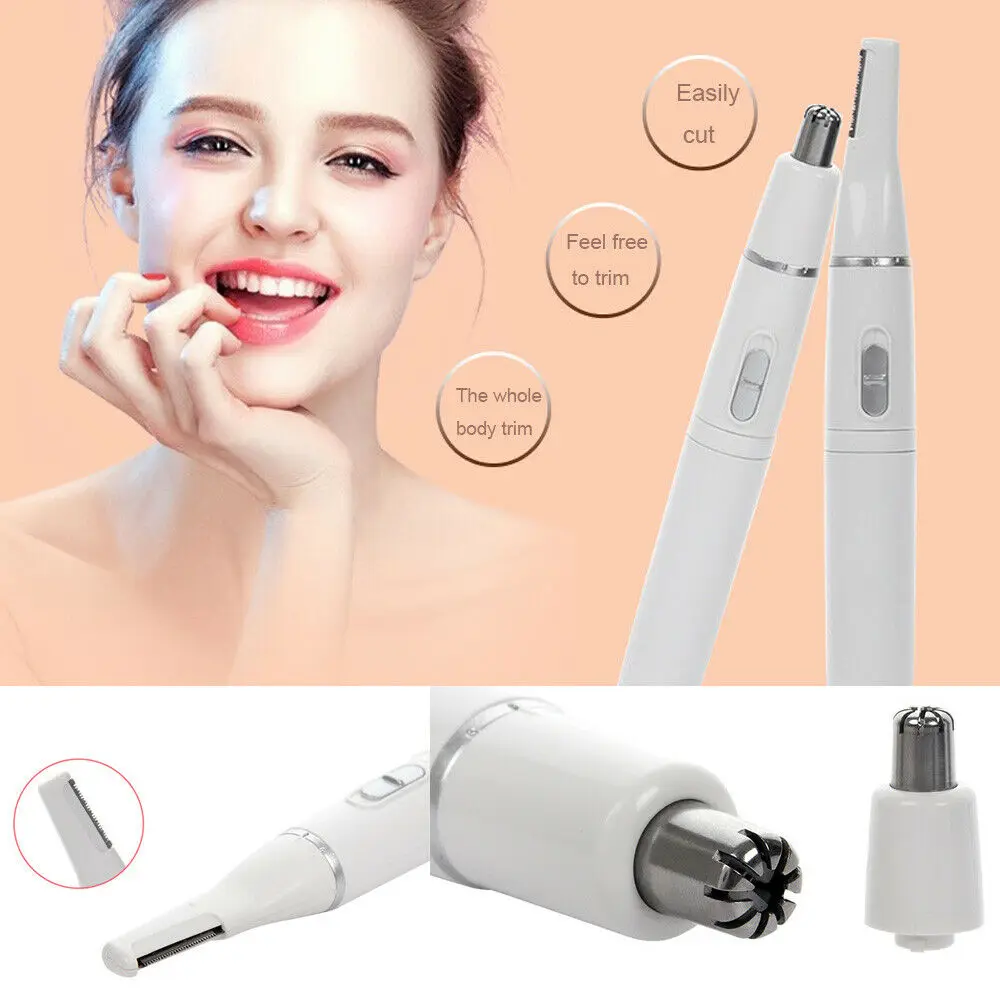 2 in 1 Multi-function Electric Nose Trimmer Eyebrow Shaver Facial Nose Hair Clipper Ear Trimmers Hair Painless Razor
2 in 1 Multi-function Electric Nose Trimmer Eyebrow Shaver Facial Nose Hair Clipper Ear Trimmers Hair Painless Razor