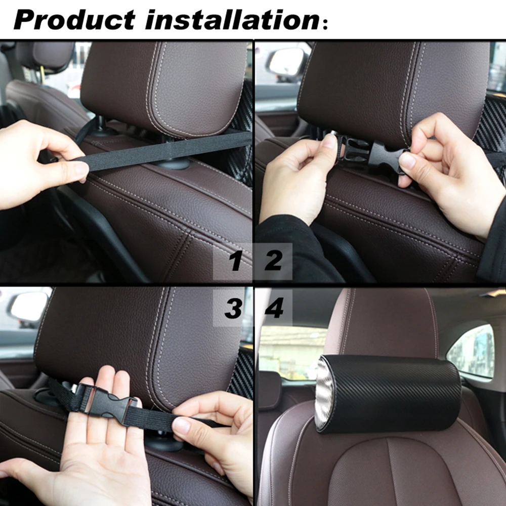 VEHICAR Car Seat Headrest Neck Support Pillow Seat Support Pillow Power For BMW Auto Accessories Removable Pillow Carbon Fiber
VEHICAR Car Seat Headrest Neck Support Pillow Seat Support Pillow Power For BMW Auto Accessories Removable Pillow Carbon Fiber