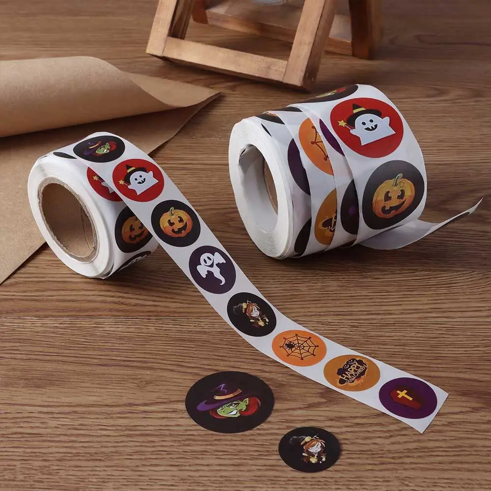 500 шт./рулон, наклейки-конверты на Хэллоуин 
500 шт./рулон, наклейки-конверты на Хэллоуин