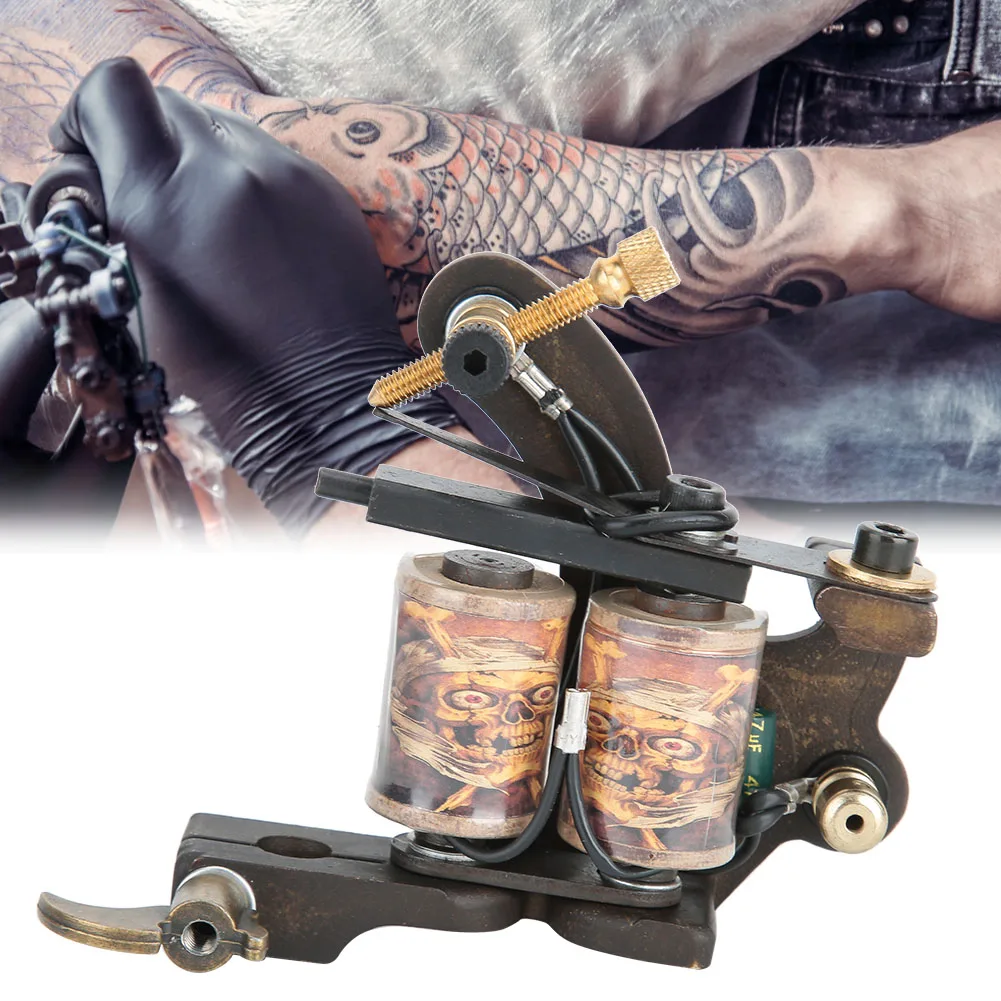 Professional Pure Copper Wrap Coil Tattoo Machine Liner Shader Beauty Body Tattoo Device Permanent MakeUp Handmade Tattoo Gun
Professional Pure Copper Wrap Coil Tattoo Machine Liner Shader Beauty Body Tattoo Device Permanent MakeUp Handmade Tattoo Gun