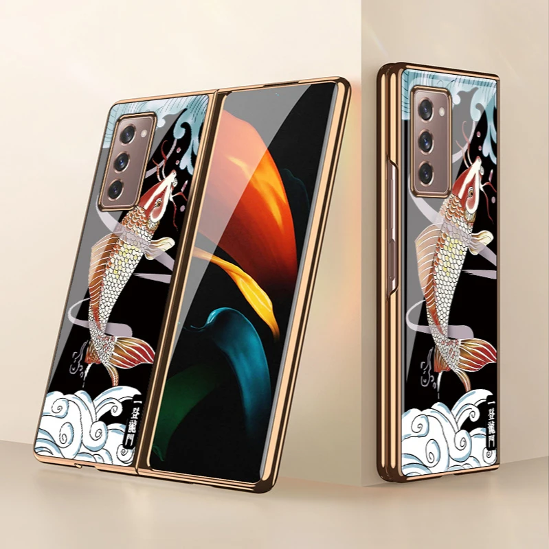 For Samsung zfold2 mobile phone case Galaxy Z fold2 folding protective case f9160 glass male personality electroplating
For Samsung zfold2 mobile phone case Galaxy Z fold2 folding protective case f9160 glass male personality electroplating