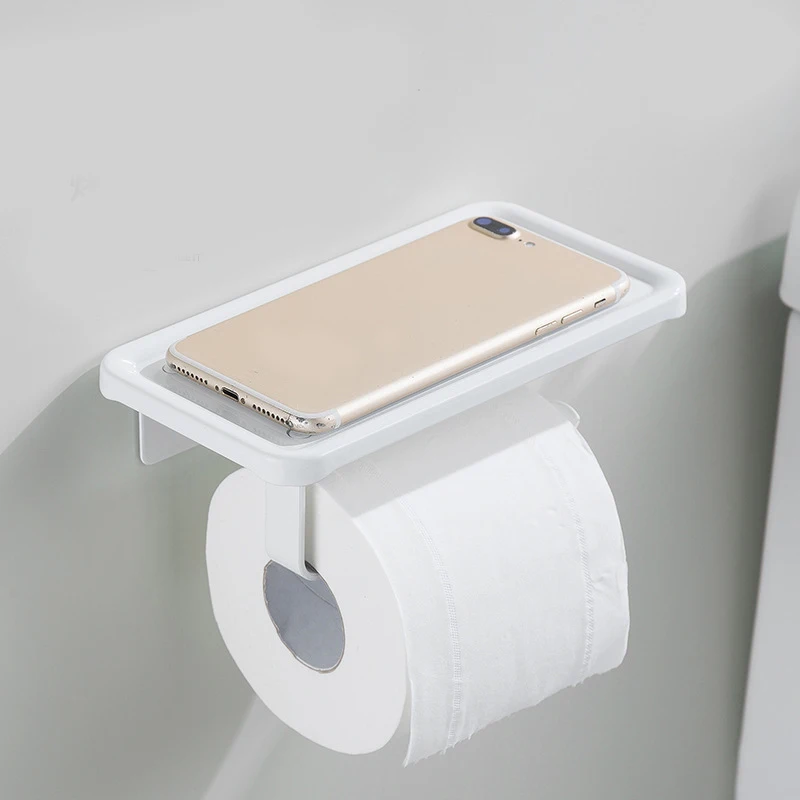 Toilet Paper Holder with Shelf Tissue Holder for Bathroom Roll Paper Holder Wall Mount Punch Free TS2
Toilet Paper Holder with Shelf Tissue Holder for Bathroom Roll Paper Holder Wall Mount Punch Free TS2