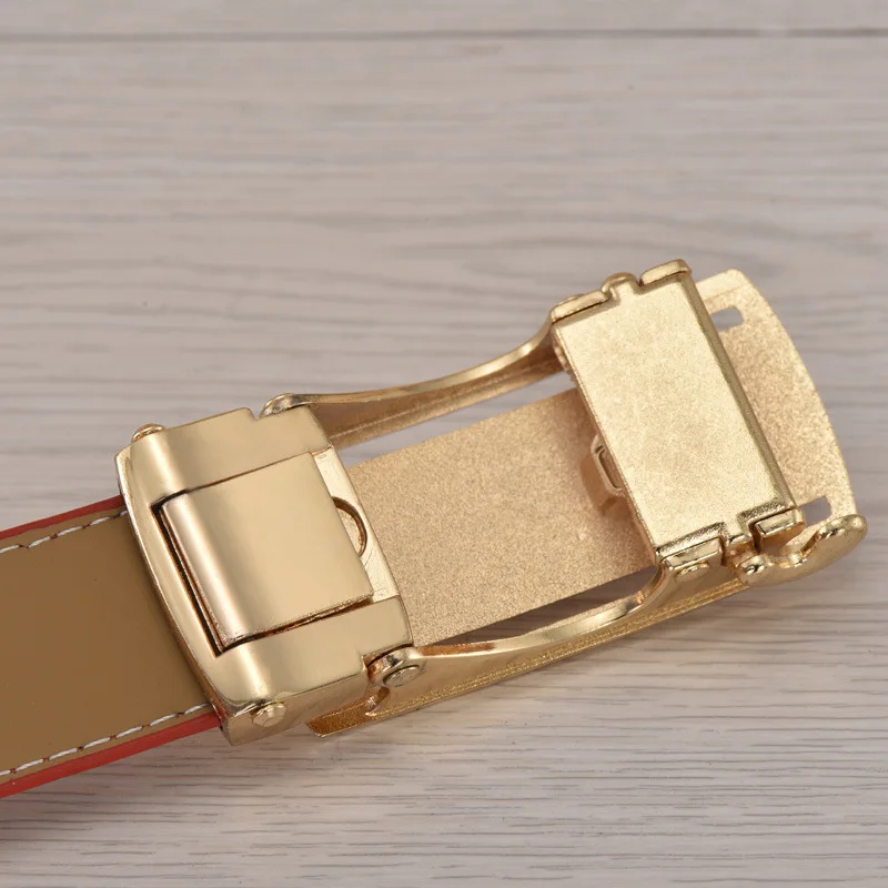2019 Automatic Buckle Women Belts Leisure Jeans Narrow Belt Luxury Brand Genuine Strap Women Designer Female Belt w/2.4cm