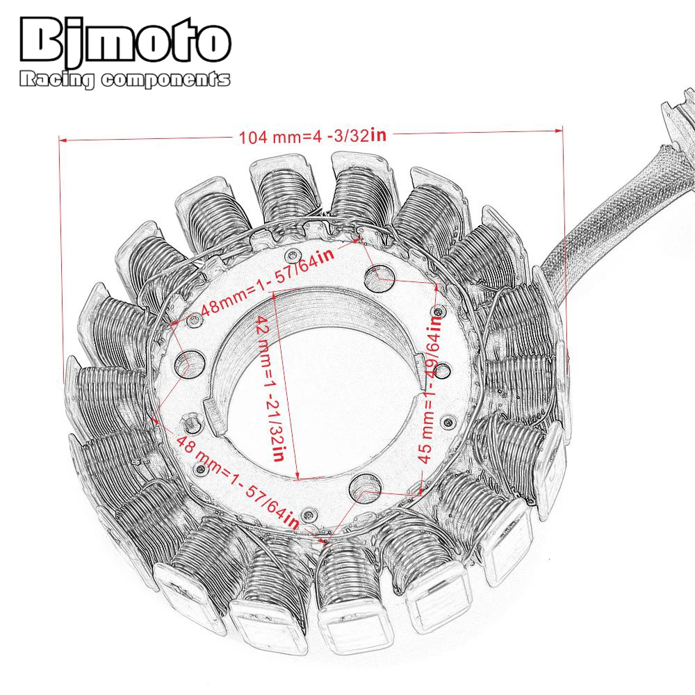 BJMOTO Engine Stator Coil For Benelli BN600 TNT600 BJ600 TNT 600 Motorcycle Ignition Generator Magneto Charging Stator BJ600GS-A
BJMOTO Engine Stator Coil For Benelli BN600 TNT600 BJ600 TNT 600 Motorcycle Ignition Generator Magneto Charging Stator BJ600GS-A