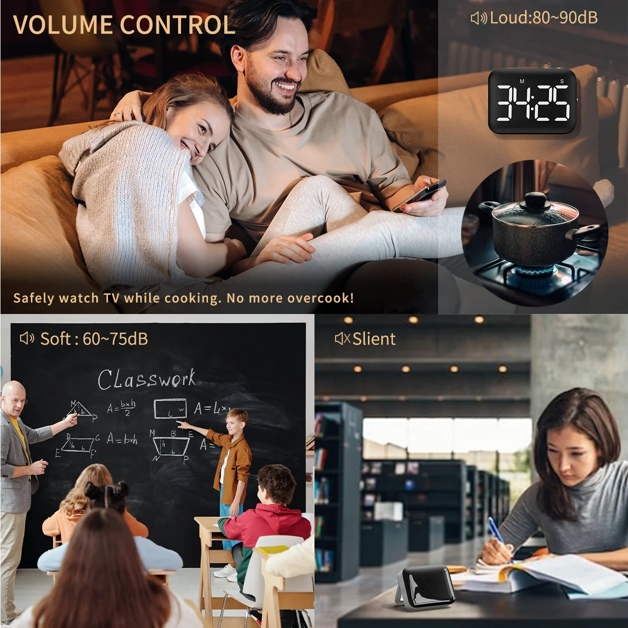 2021 Table/Hanging Digital Kitchen Countdown Timer Dual-USE meeting/Cafe/kitchen/oven timer Digital kitchen timers LED dispplay
2021 Table/Hanging Digital Kitchen Countdown Timer Dual-USE meeting/Cafe/kitchen/oven timer Digital kitchen timers LED dispplay