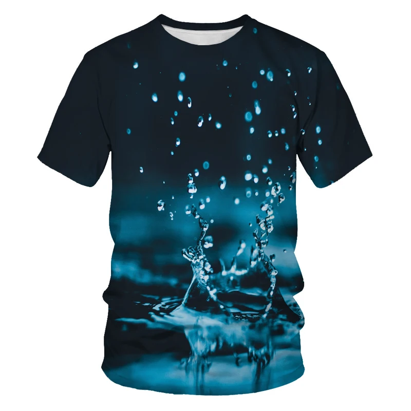 Summer new water drop graphic T-shirt 3D printing men's T-shirt Popular outdoor leisure loose and interesting oversized T-shirt
Summer new water drop graphic T-shirt 3D printing men's T-shirt Popular outdoor leisure loose and interesting oversized T-shirt