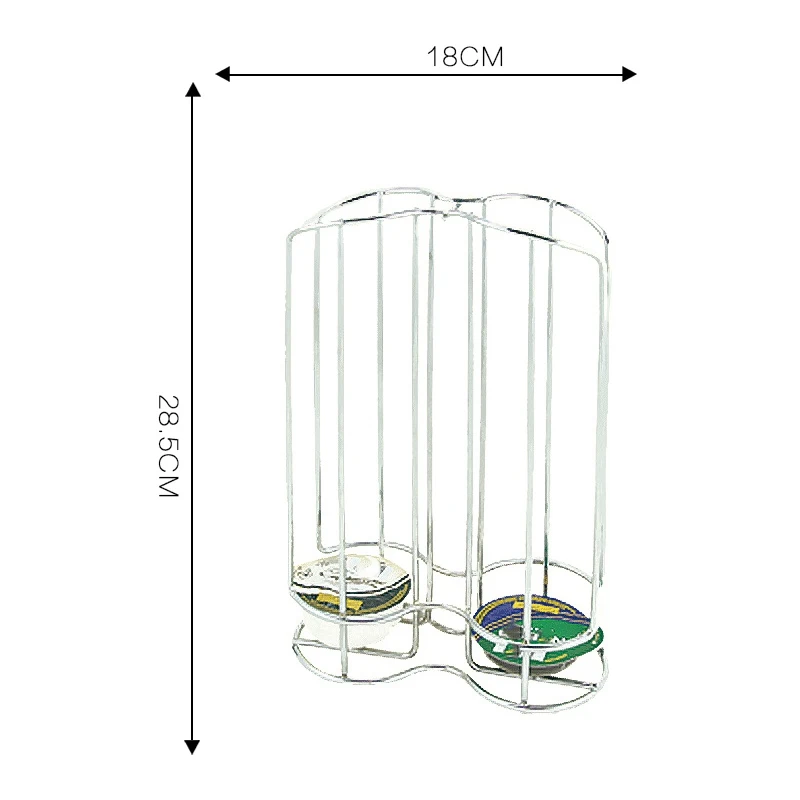 Capsule Coffee Pod Holder Metal Stand Coffee Display Rack Capsules Storage Organizer Tool for 46 PCS Capsules
Capsule Coffee Pod Holder Metal Stand Coffee Display Rack Capsules Storage Organizer Tool for 46 PCS Capsules