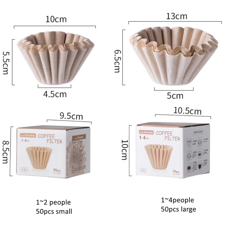Cake Wave Shaped Coffee Filter Paper Hand Made Coffee Cup Filter Filter Bag Drip 50 Pcs
Cake Wave Shaped Coffee Filter Paper Hand Made Coffee Cup Filter Filter Bag Drip 50 Pcs