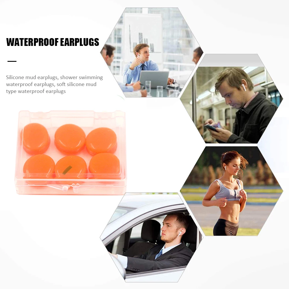 1 Pair Soft Earplugs Silicone Waterproof Dust-Proof Diving Water Sports Ear Protection Ear Plugs Swimming Accessories
1 Pair Soft Earplugs Silicone Waterproof Dust-Proof Diving Water Sports Ear Protection Ear Plugs Swimming Accessories