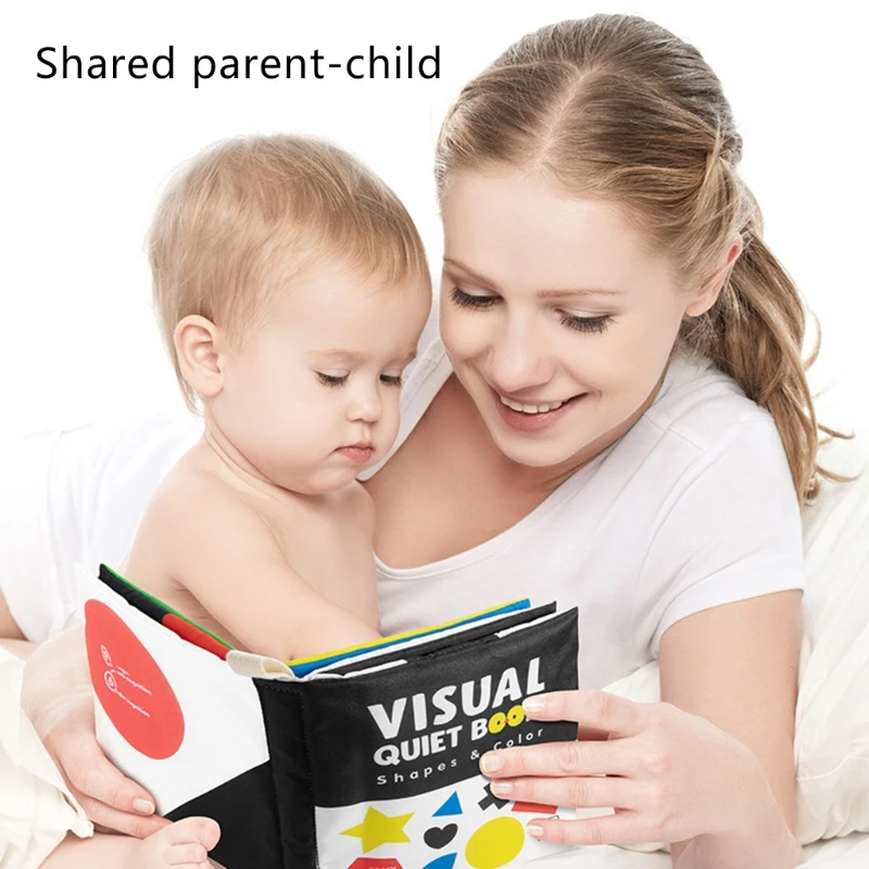 Baby Cloth Book Infant First Book Brain Developmental Shape Color Recognition Preschool Teaching Aid Squeak & Tearproof
Baby Cloth Book Infant First Book Brain Developmental Shape Color Recognition Preschool Teaching Aid Squeak & Tearproof
