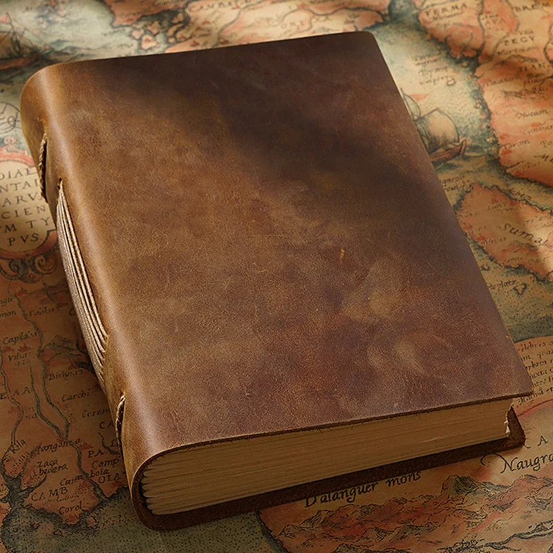 Retro Handmade Notebook Sketch Retro Leather Notepad Eco Paper Creative Notebook-1Pcs
Retro Handmade Notebook Sketch Retro Leather Notepad Eco Paper Creative Notebook-1Pcs