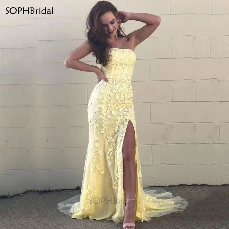 New Arrival Sexy High Split Evening Dresses 2021 Mermaid Long Lace Formal Evening Gowns Prom Dresses Robe De Soiree Vestidos
New Arrival Sexy High Split Evening Dresses 2021 Mermaid Long Lace Formal Evening Gowns Prom Dresses Robe De Soiree Vestidos