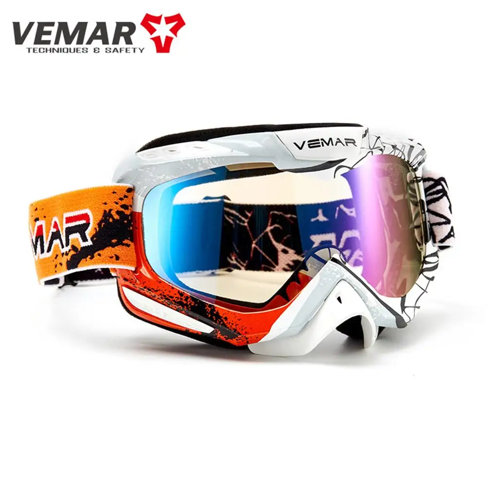 VEMAR Motorcycle Goggles 100% Windproof Anti-UV Motocross Glasses Protective Gear For DH MX MTB Off-Road Helmet
VEMAR Motorcycle Goggles 100% Windproof Anti-UV Motocross Glasses Protective Gear For DH MX MTB Off-Road Helmet