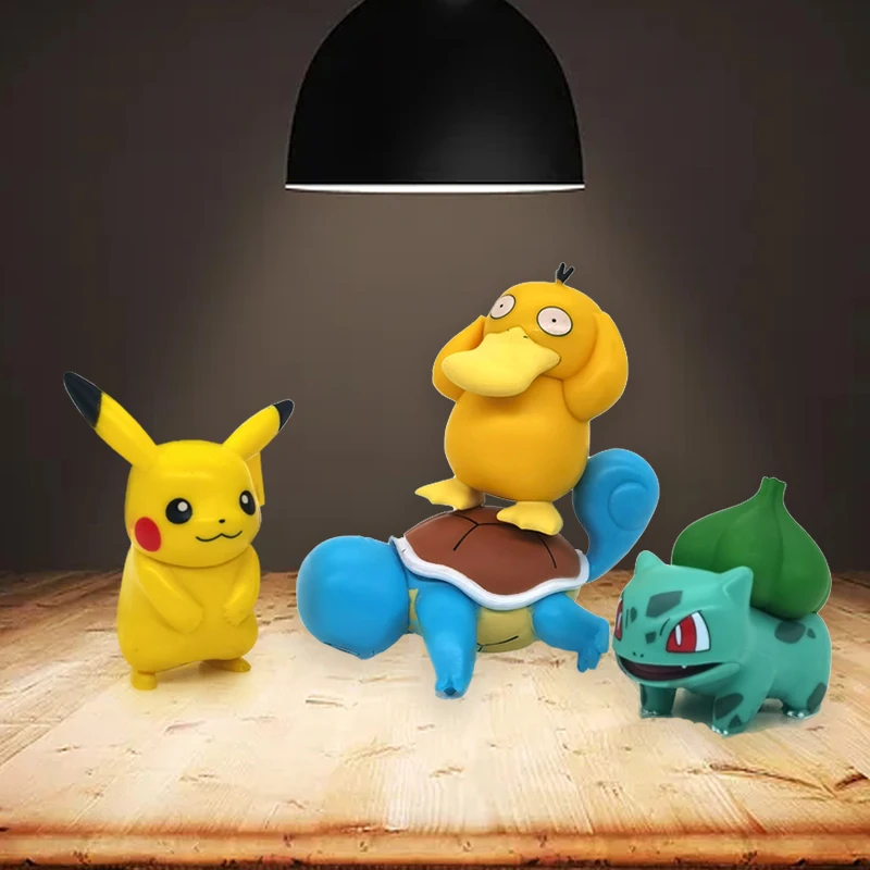 6 styles Pokemon action figure Pikachu Psyduck Squirtle Bulbasaur Charmander Anime Figures Toys Model Kawaii Kids GIft
6 styles Pokemon action figure Pikachu Psyduck Squirtle Bulbasaur Charmander Anime Figures Toys Model Kawaii Kids GIft