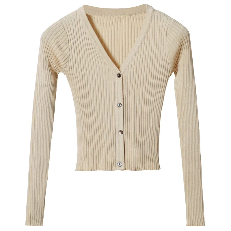 Woman Sexy Sweater Tops Buttons Knitted Cardigan Women Stretch Slim Ribbed Winter Autumn Female Fashion Multi-size Knitwear Coat
Woman Sexy Sweater Tops Buttons Knitted Cardigan Women Stretch Slim Ribbed Winter Autumn Female Fashion Multi-size Knitwear Coat