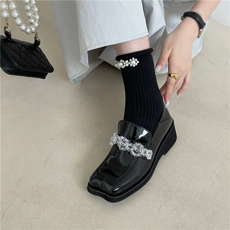 Winter Plus Size 39 Harajuku Lolita Shoes Women Japanese E Girl Chunky Platform Cosplay Costume Student Mary Jane Black Shoes
Winter Plus Size 39 Harajuku Lolita Shoes Women Japanese E Girl Chunky Platform Cosplay Costume Student Mary Jane Black Shoes