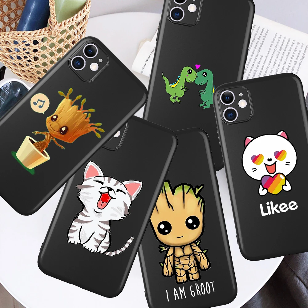Likee Cactus Cat Cartoon Cute Phone Case for IPhone 12 Mini 5 6 6S 7 8 SE Plus X XS XR 11 Pro Max Coque Silicone Cover Plain
Likee Cactus Cat Cartoon Cute Phone Case for IPhone 12 Mini 5 6 6S 7 8 SE Plus X XS XR 11 Pro Max Coque Silicone Cover Plain