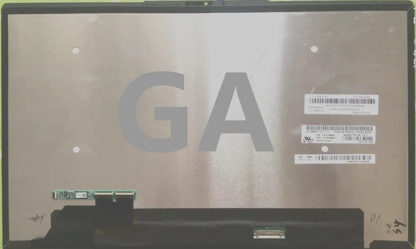 ЖК-экран 14,0 дюйма с сенсорным дигитайзером, стекло в сборе для Lenovo Yoga 14 fhd 5D15T84495 ST5DY73783 HDR
ЖК-экран 14,0 дюйма с сенсорным дигитайзером, стекло в сборе для Lenovo Yoga 14 fhd 5D15T84495 ST5DY73783 HDR