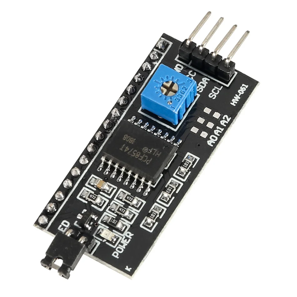 New IIC I2C TWI SPI Serial Interface Board Port 1602 2004 LCD LCD1602 Adapter Plate LCD Adapter Converter Module PCF8574
New IIC I2C TWI SPI Serial Interface Board Port 1602 2004 LCD LCD1602 Adapter Plate LCD Adapter Converter Module PCF8574