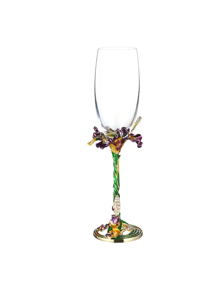 2pcs/set Europe Lead-free crystal glass wine glass LUXURY Enamel champagne glasses Iris goblet glass cup wedding gifts drinkware
2pcs/set Europe Lead-free crystal glass wine glass LUXURY Enamel champagne glasses Iris goblet glass cup wedding gifts drinkware