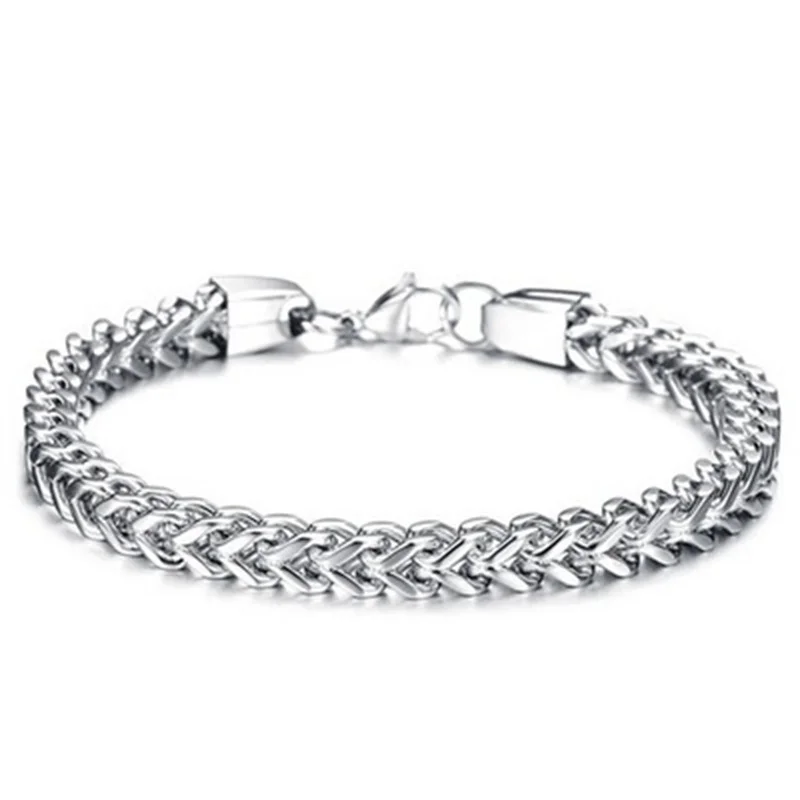 titanium steel men's bracelet European and American fashion keel chain positive and negative chain stainless steel wholesale
titanium steel men's bracelet European and American fashion keel chain positive and negative chain stainless steel wholesale