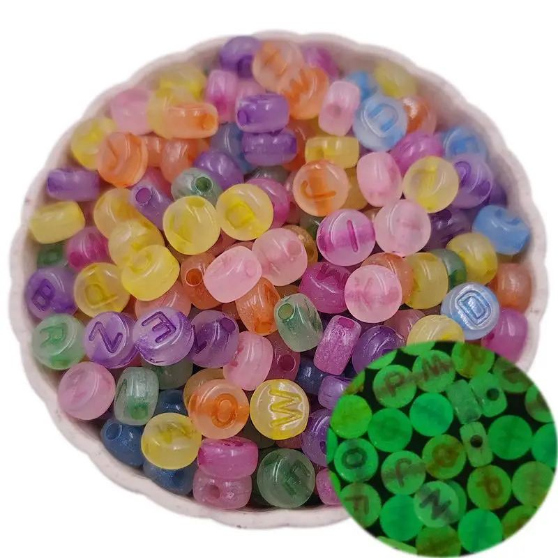 Heart Star Moon Luminous Beads Acrylic Spaced Letter Beads For Jewelry Making DIY Charm Bracelet Necklace Accessories
Heart Star Moon Luminous Beads Acrylic Spaced Letter Beads For Jewelry Making DIY Charm Bracelet Necklace Accessories