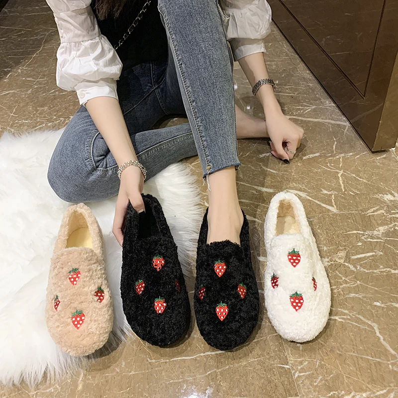 Casual Woman Shoe Loafers Fur Shallow Mouth All-Match Round Toe Female Footwear Autumn Modis Moccasin Dress New Winter Fall
Casual Woman Shoe Loafers Fur Shallow Mouth All-Match Round Toe Female Footwear Autumn Modis Moccasin Dress New Winter Fall