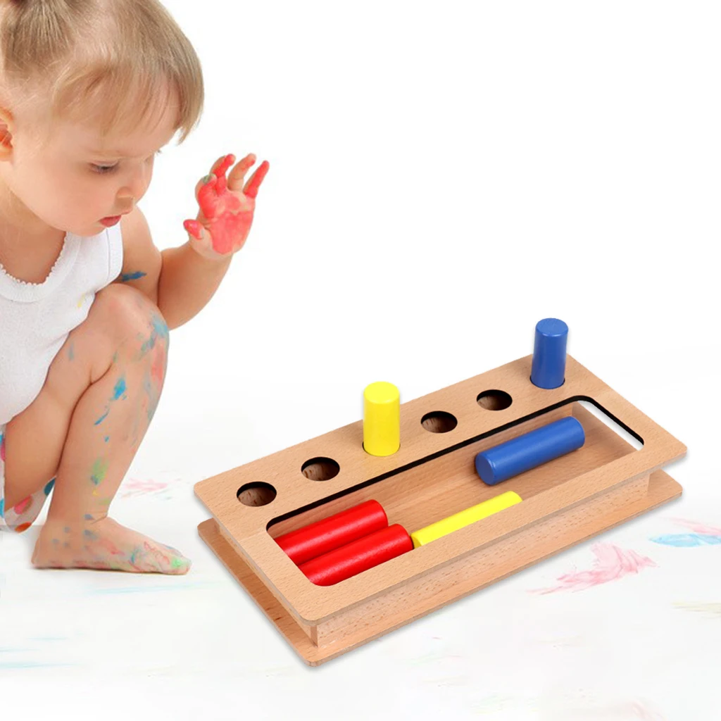 Wood Color Learning Toy Multi-Colored Cylindrical Box for Toddlers Children Home School
Wood Color Learning Toy Multi-Colored Cylindrical Box for Toddlers Children Home School