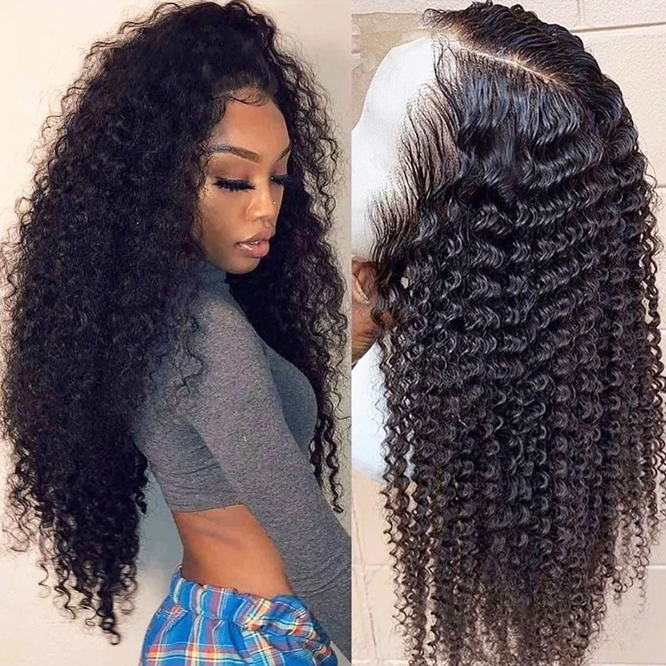 Soft Curly 180% Density Black Color Deep Wave Lace Front Wig For Black Women With Baby hair Daily Wig Heat Temperature Glueless
Soft Curly 180% Density Black Color Deep Wave Lace Front Wig For Black Women With Baby hair Daily Wig Heat Temperature Glueless