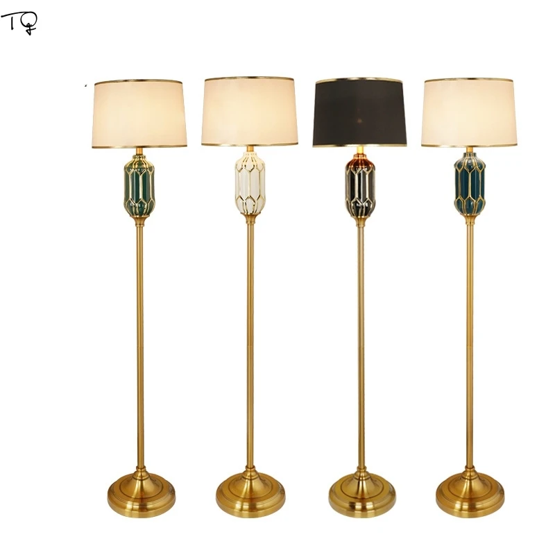 American Luxury Ceramic Floor Lamp Living Room Decoration Simple Atmosphere Classical Standing Lamp Led E27 Bedroom Bedside Cafe
American Luxury Ceramic Floor Lamp Living Room Decoration Simple Atmosphere Classical Standing Lamp Led E27 Bedroom Bedside Cafe