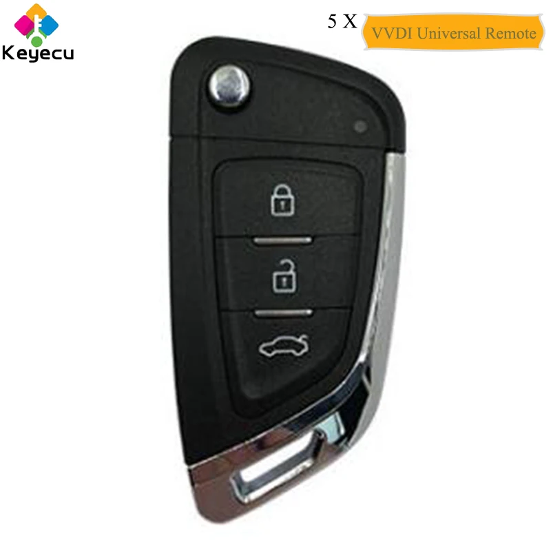 KEYECU 5PCS/Lot XHORSE English Version Flip Type Universal Remote Key for VVDI Key Tool, VVDI Mini Key Tool VVDI2 P/N: XKKF03EN
KEYECU 5PCS/Lot XHORSE English Version Flip Type Universal Remote Key for VVDI Key Tool, VVDI Mini Key Tool VVDI2 P/N: XKKF03EN