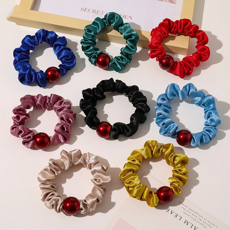 1Pc Scrunchies Hair Ring Candy Color Hair Ties Rope Autumn Winter Women Ponytail Hair Accessories Girls Hairbands Gift Red Pearl
1Pc Scrunchies Hair Ring Candy Color Hair Ties Rope Autumn Winter Women Ponytail Hair Accessories Girls Hairbands Gift Red Pearl