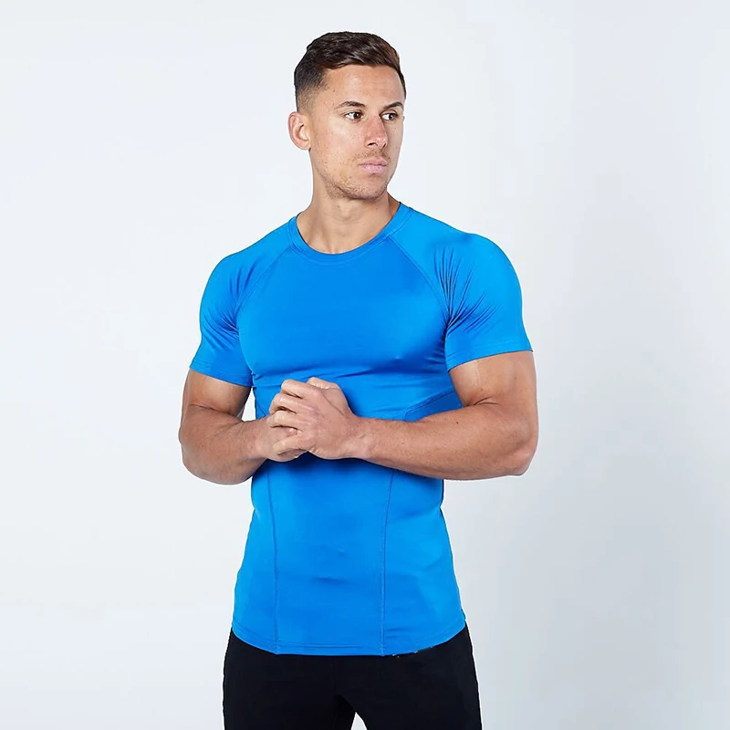 High Quality Men's Running T-Shirt Quick Dry Fitness Shirt Training Exercise Clothes Gym Sports Stretch Round Neck Tops
High Quality Men's Running T-Shirt Quick Dry Fitness Shirt Training Exercise Clothes Gym Sports Stretch Round Neck Tops