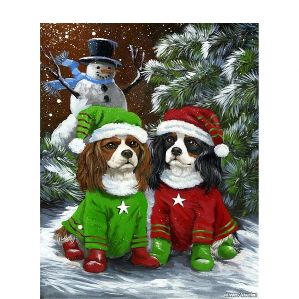 PDMDOG Diamond Painting Christmas Dog Mosaic Diamond Art Snow Embroidery Full Square/Round Drill Home Decorf Gift Handicrafts
PDMDOG Diamond Painting Christmas Dog Mosaic Diamond Art Snow Embroidery Full Square/Round Drill Home Decorf Gift Handicrafts