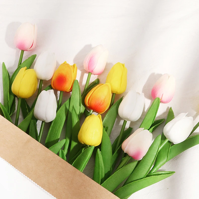 1PC PU Tulip Artificial Flower Real Touch Mini Tulip Home Wedding Decoration Flower Home Decor Bridal Bouquet
1PC PU Tulip Artificial Flower Real Touch Mini Tulip Home Wedding Decoration Flower Home Decor Bridal Bouquet