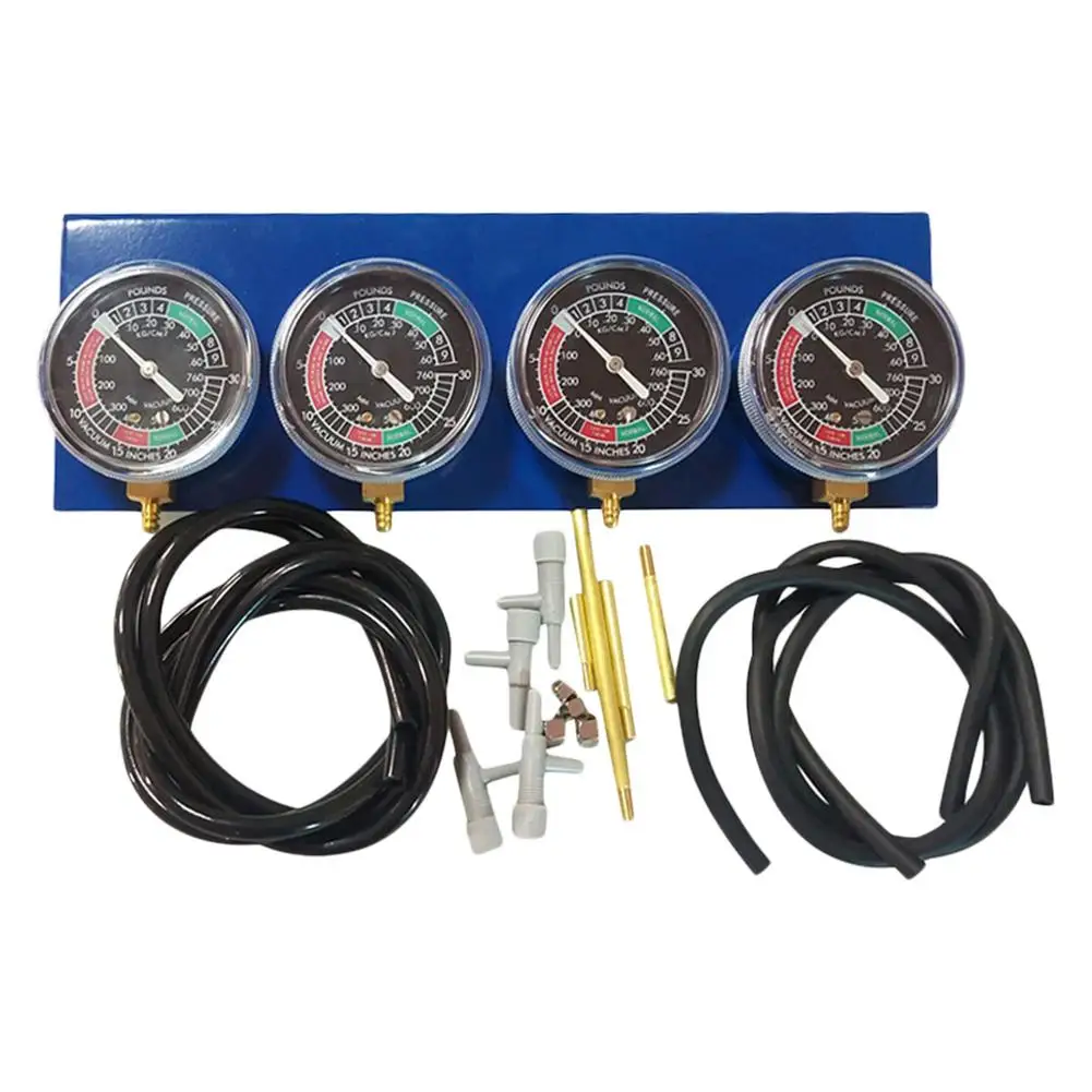 4 Cylinder Sync Gauges Kit For Motorcycle Vacuum Carburetor Synchronizer Carb Sync Set With Hose Durable Accessories Set
4 Cylinder Sync Gauges Kit For Motorcycle Vacuum Carburetor Synchronizer Carb Sync Set With Hose Durable Accessories Set
