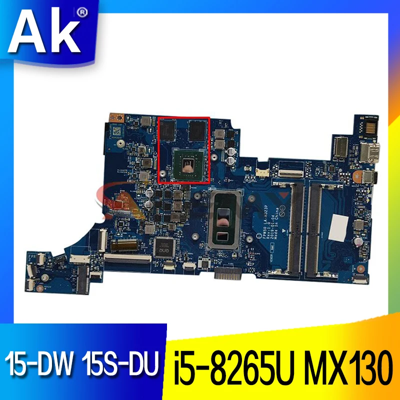 L51992-601 FPW50 LA-H323P для HP 15-DW 15S-DU 15S-DR, материнская плата для ноутбука с i5-8265U CPU MX130 2GB GPU 100% протестирована
L51992-601 FPW50 LA-H323P для HP 15-DW 15S-DU 15S-DR, материнская плата для ноутбука с i5-8265U CPU MX130 2GB GPU 100% протестирована