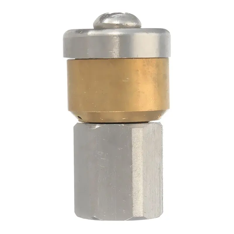 Steel Pressure Washer Drain Sewer Cleaning Pipe Jetter Rotary Nozzle 3 Jet 1/8 inch F
Steel Pressure Washer Drain Sewer Cleaning Pipe Jetter Rotary Nozzle 3 Jet 1/8 inch F