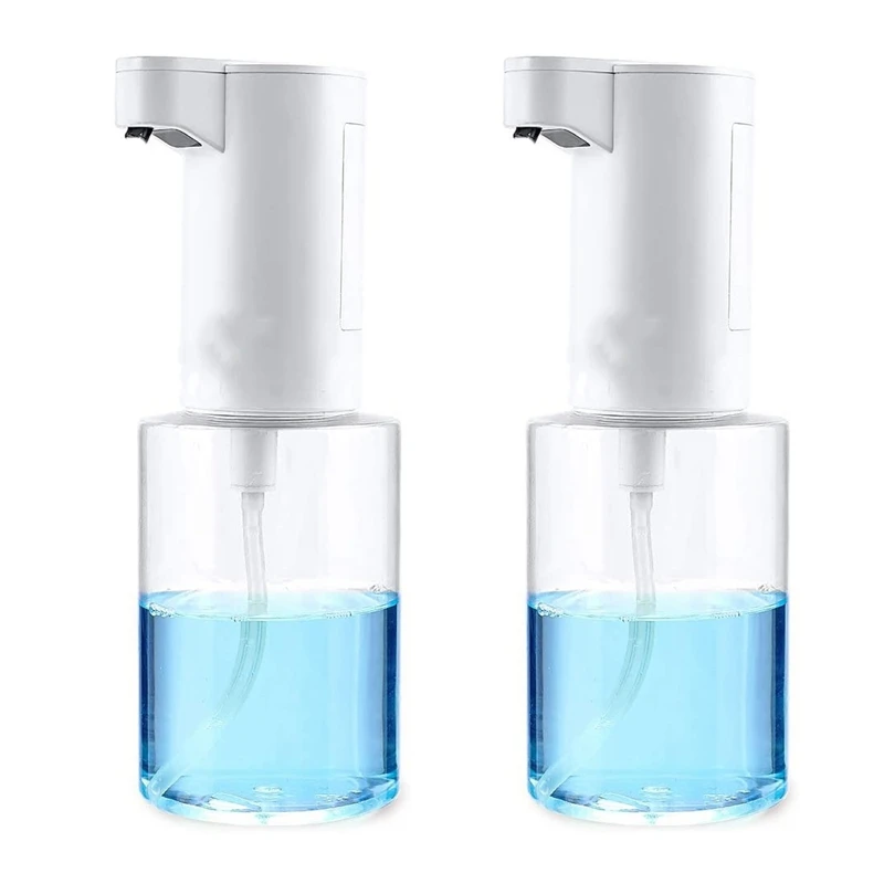 2Pcs Automatic Soap Dispenser Touchless Sensor Press Soap 350Ml Soap Dispenser Suitable For Home Hotel,Foam & Gel
2Pcs Automatic Soap Dispenser Touchless Sensor Press Soap 350Ml Soap Dispenser Suitable For Home Hotel,Foam & Gel