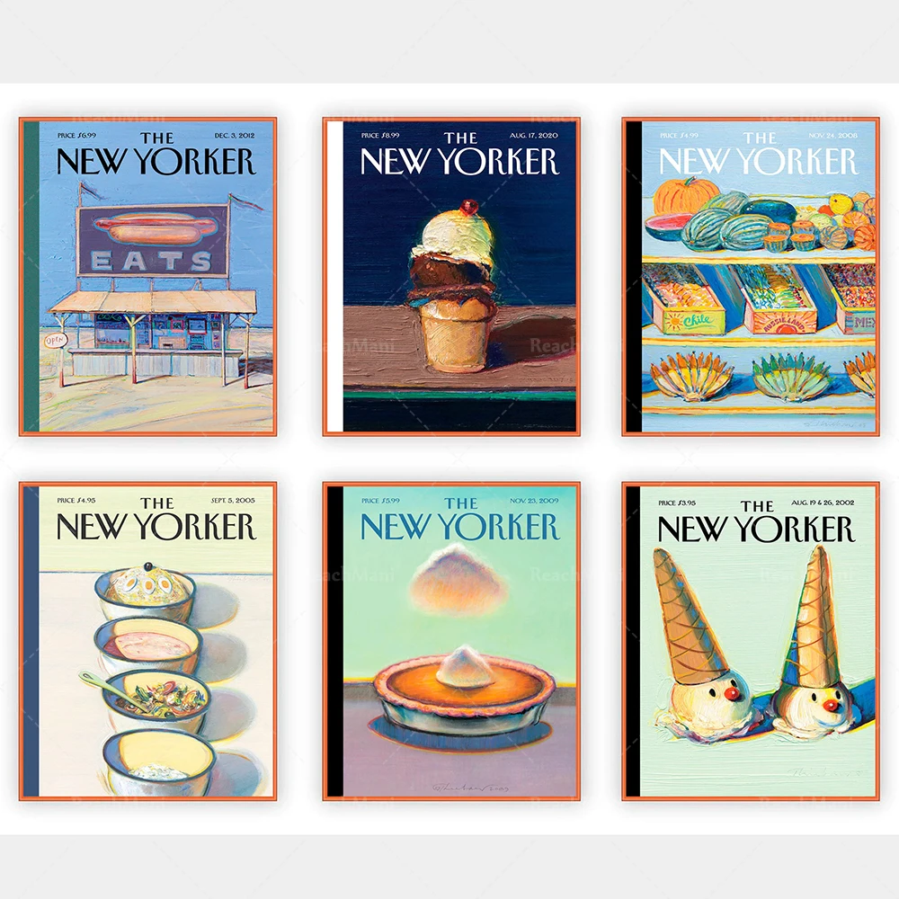 "New Yorker" magazine cover poster, food ice cream, fruit decoration, suitable for soft indoor colors | Wall art printing | Pink
"New Yorker" magazine cover poster, food ice cream, fruit decoration, suitable for soft indoor colors | Wall art printing | Pink