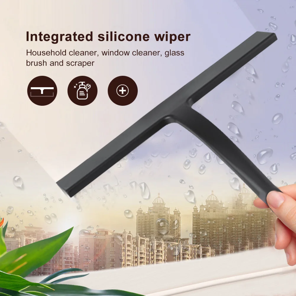 Silicone Wiper Scraper Glass Cleaning Window Squeegee Scraper with Hook Bathroom Washing Kitchen Cleaning Tools
Silicone Wiper Scraper Glass Cleaning Window Squeegee Scraper with Hook Bathroom Washing Kitchen Cleaning Tools