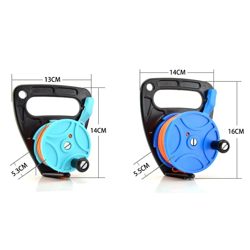 150/272FT Diving Reel Spool Finger Line Retractable Reels With Handle Stopper For Snorkeling Underwater Water Sports Gear
150/272FT Diving Reel Spool Finger Line Retractable Reels With Handle Stopper For Snorkeling Underwater Water Sports Gear