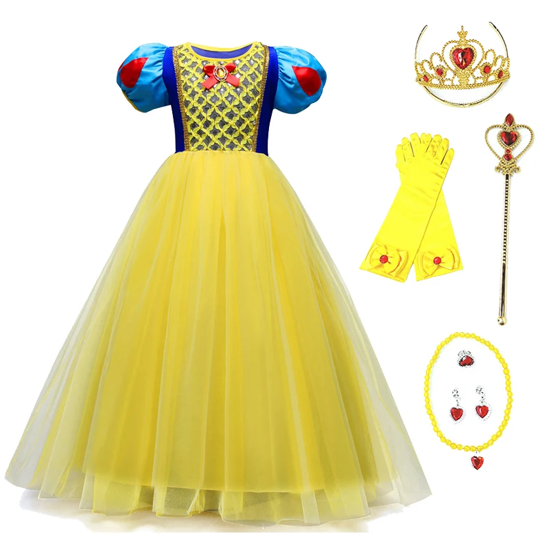 Girls Christmas Snow White Dress Children Carnival Birthday Party Cosplay Princess Costume Accessory Kids Thanksgiving Clothes
Girls Christmas Snow White Dress Children Carnival Birthday Party Cosplay Princess Costume Accessory Kids Thanksgiving Clothes