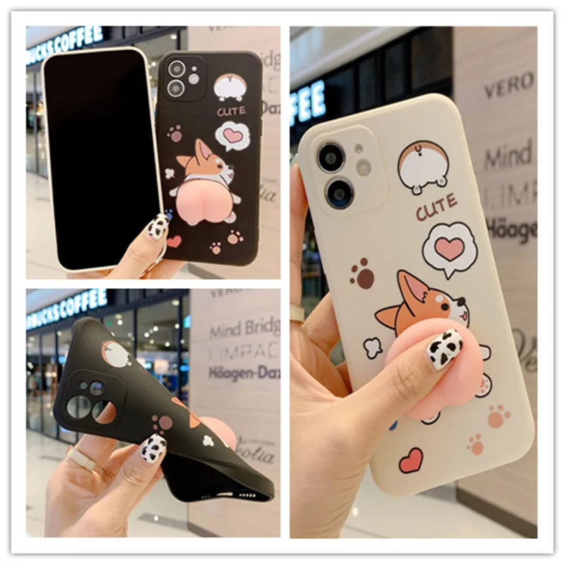 Cute Cartoon 3D Butt dog Anti-fall Protective Shell Phone Case Cover For XiaoMi Poco M3 X3 NFC For RedMi Note 10 9 8 7 5G 4G Pro
Cute Cartoon 3D Butt dog Anti-fall Protective Shell Phone Case Cover For XiaoMi Poco M3 X3 NFC For RedMi Note 10 9 8 7 5G 4G Pro