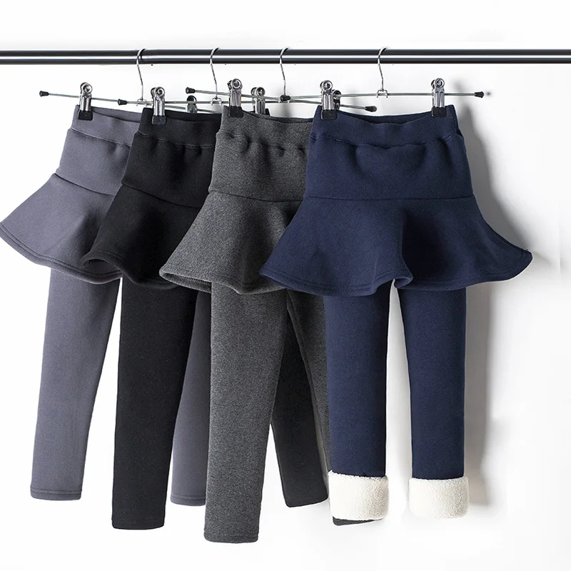 Winter Pants for Children Fleece Skinny Leggings for Girls Fake Two Pieces Pantskirt Thicken Warm Tights Cotton Kids Trousers
Winter Pants for Children Fleece Skinny Leggings for Girls Fake Two Pieces Pantskirt Thicken Warm Tights Cotton Kids Trousers